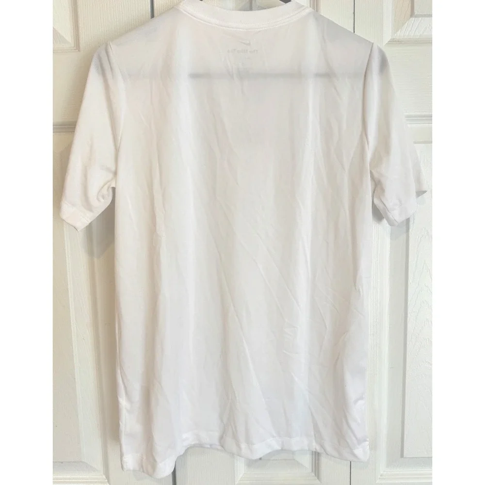 NEW The Nike Tee Kids Size XL White Dri-Fit Golf Athletic Training T-Shirt